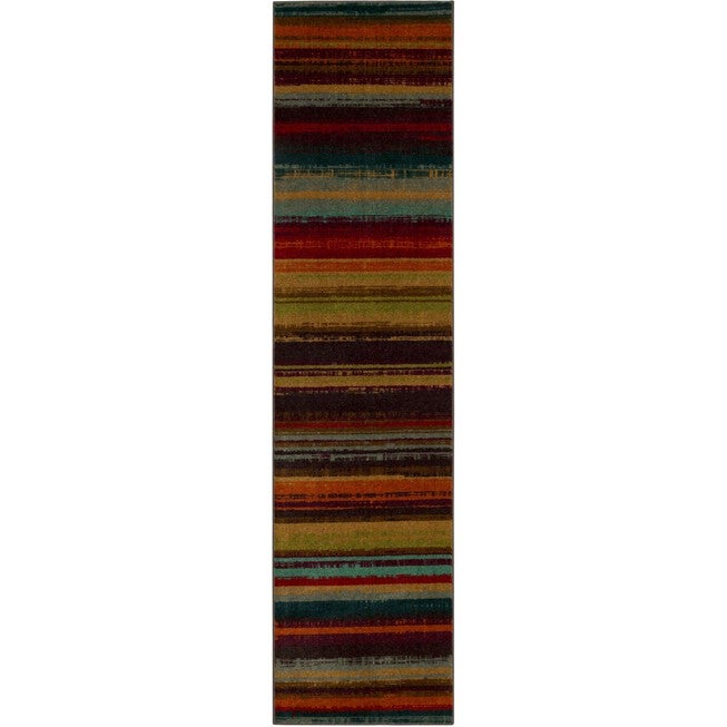 Boho Stripe Multi 2' X 8', MULTI, hi-res image number 0