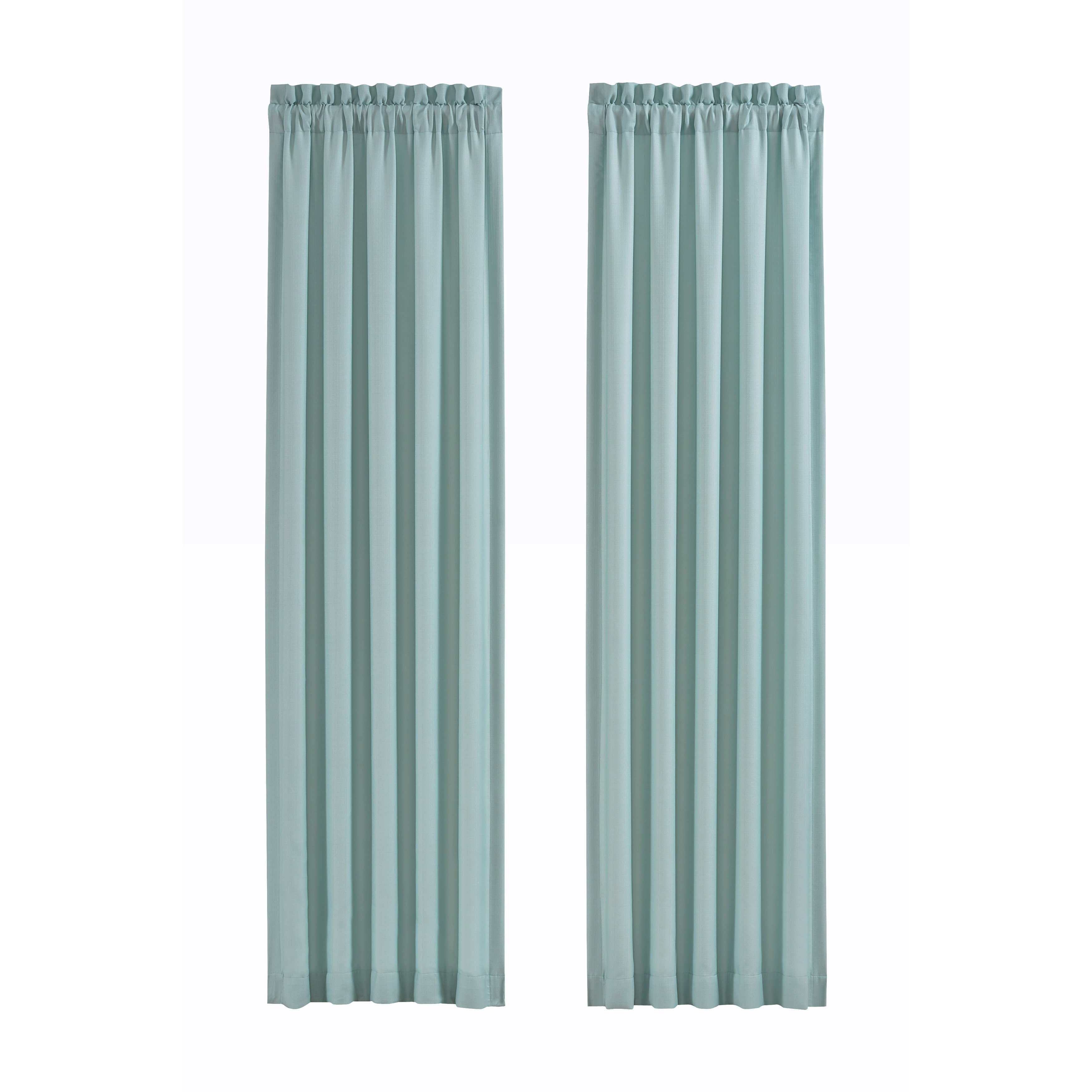 Water's Edge 84 Inch Window Panel Pair, AQUA, alternate image number 2
