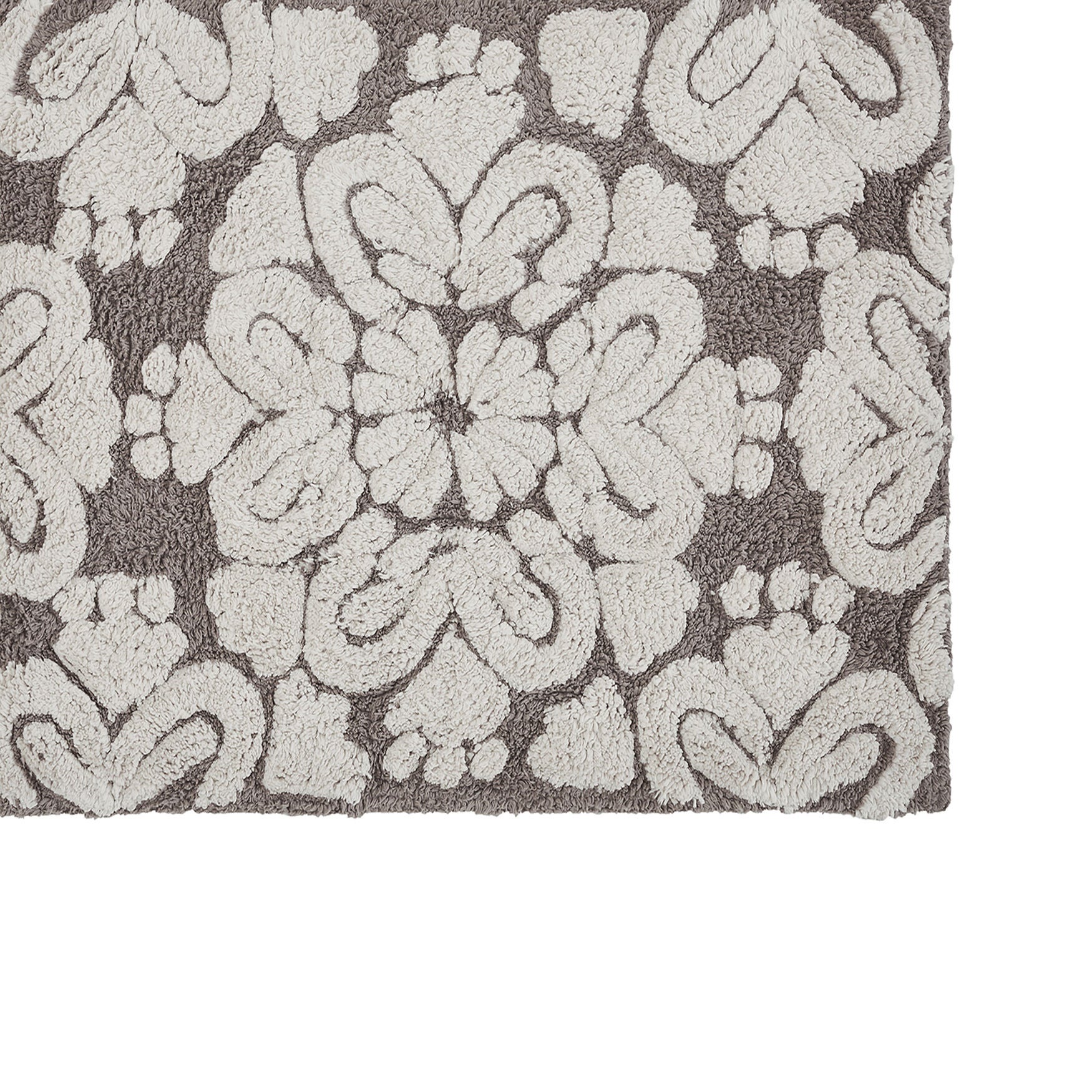 Medallion Collection 100% Cotton 2 Piece (17 inches X 24 inches | 20 inches X 20 inches) Bath Rug Set, , alternate image number 2