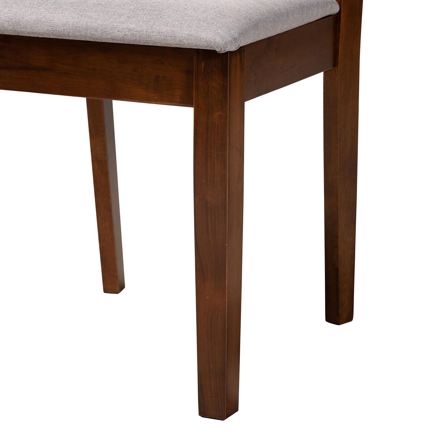 Florencia Modern Beige Fabric And Espresso Brown Finished Wood Dining Chair, , alternate image number 18