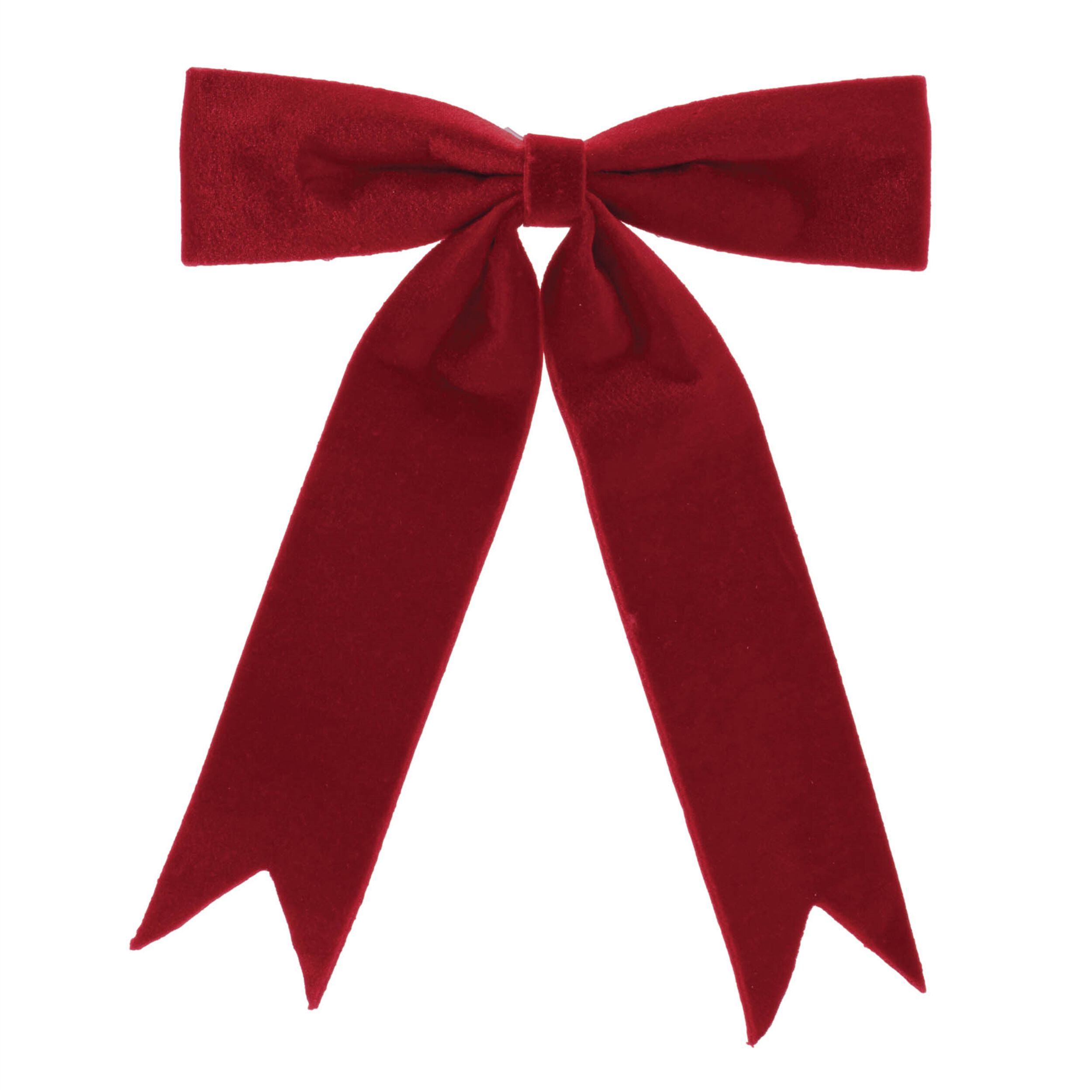 Red Holiday Bow (Set of 2), RED, hi-res image number 0
