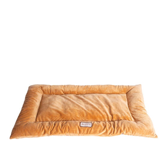 Pet Bed Mat, Dog Crate Soft Pad With Poly Fill Cushion, Medium Earth Brown, BROWN, hi-res image number null
