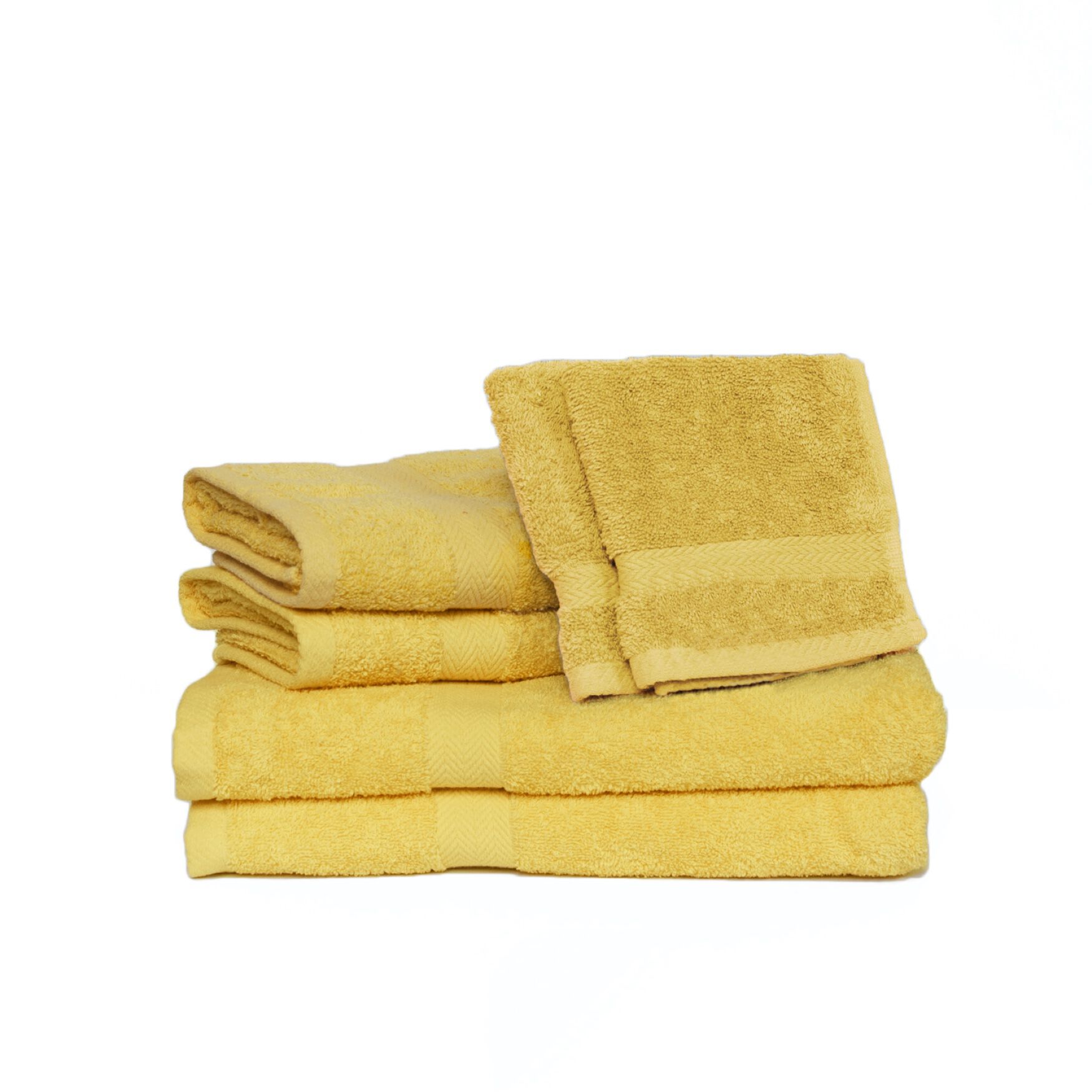 Deluxe 6-Pc. Towel Set, CANARY, hi-res image number 0