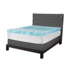 SensorPEDIC 4-Inch Gel Swirl Memory Foam Mattress Topper, , on-hover image number null