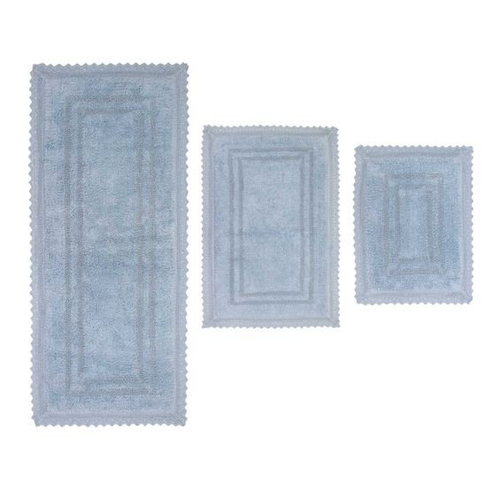 Opulent 3 Piece Bath Rug Collection, BLUE, hi-res image number null