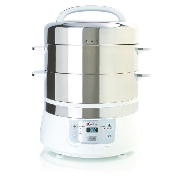 Euro Cuisine Stainless Steel Electric Food Steamer, , alternate image number 3