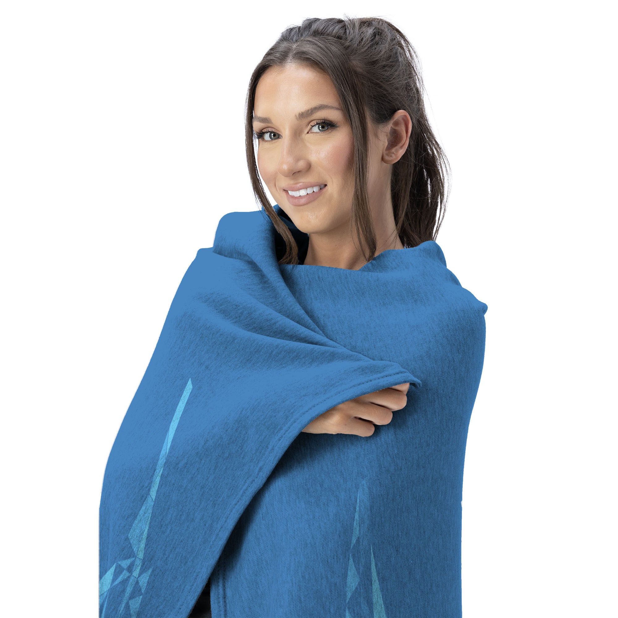 Hasbro Silk Touch Throw Blanket 40X50 Inches, BLUE, alternate image number 2