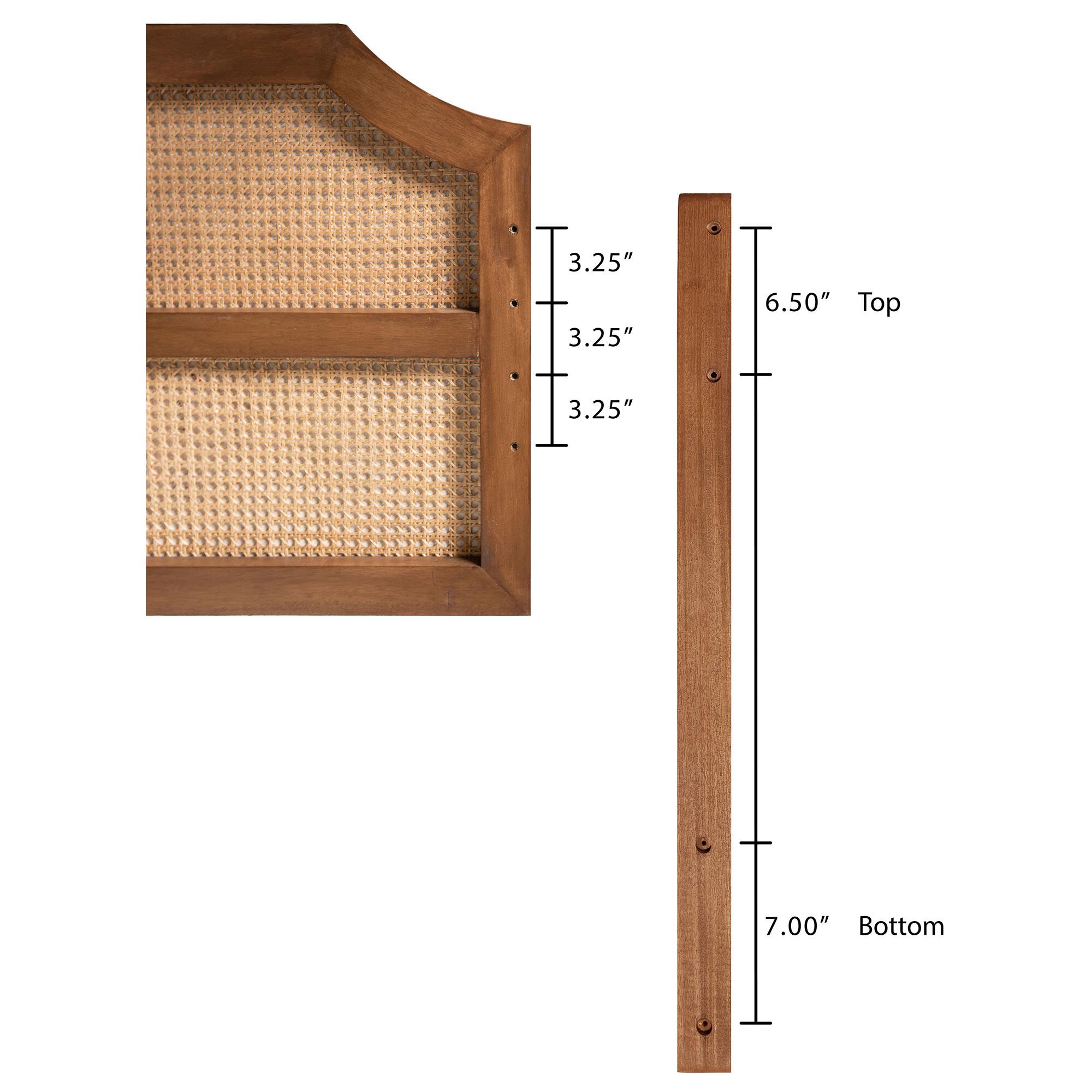 Hermine Headboard, WALNUT BROWN, alternate image number 6