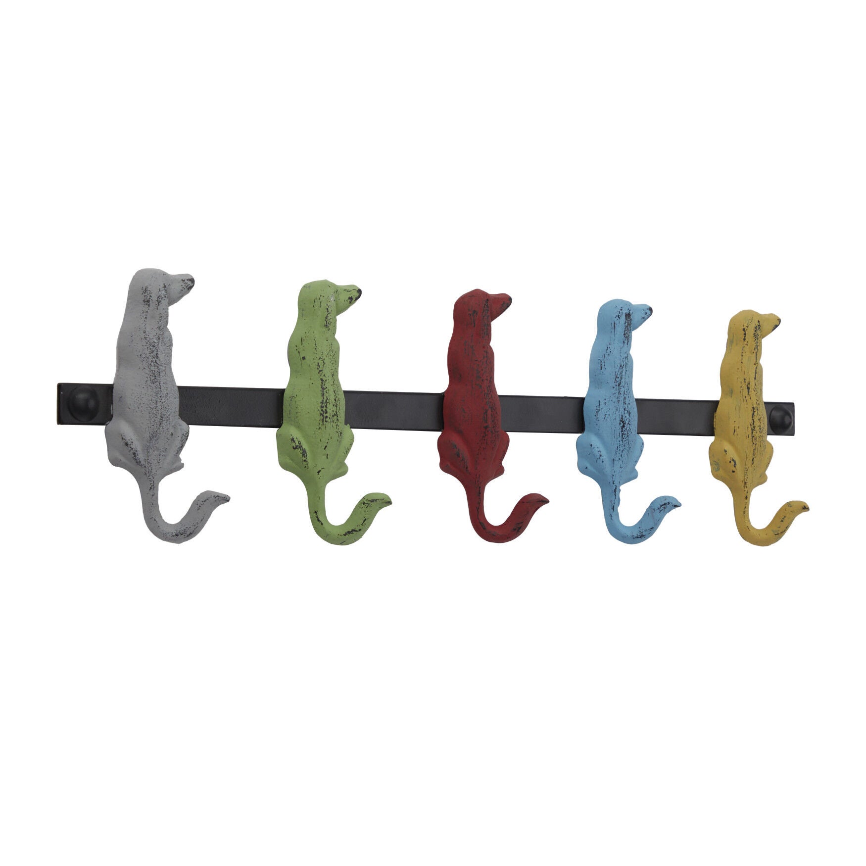 Multi Colored Metal Farmhouse Wall Hook Wall Hook, MULTI, hi-res image number 0