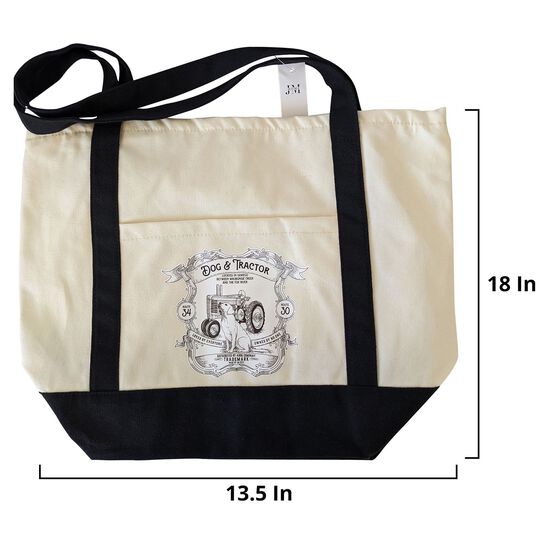 Dog & Tractor Country Pet Tote Bag, , alternate image number null