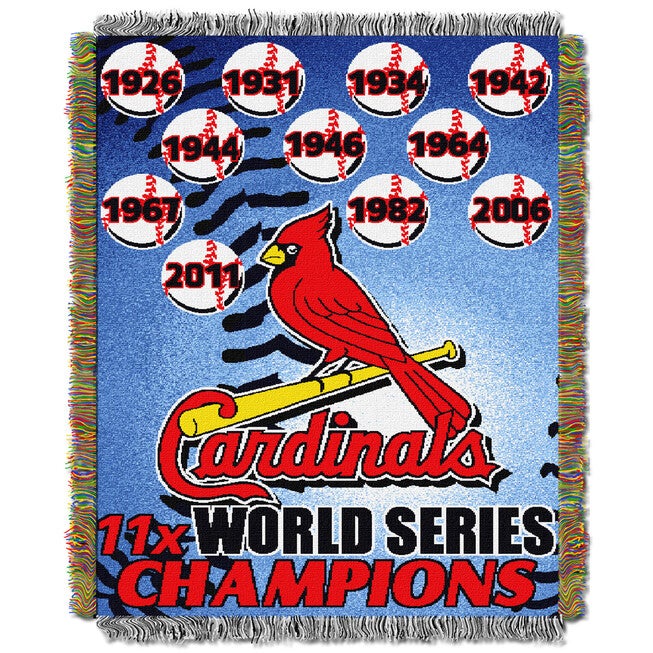 Cardinals Commemorative Series Throw, MULTI, hi-res image number 0