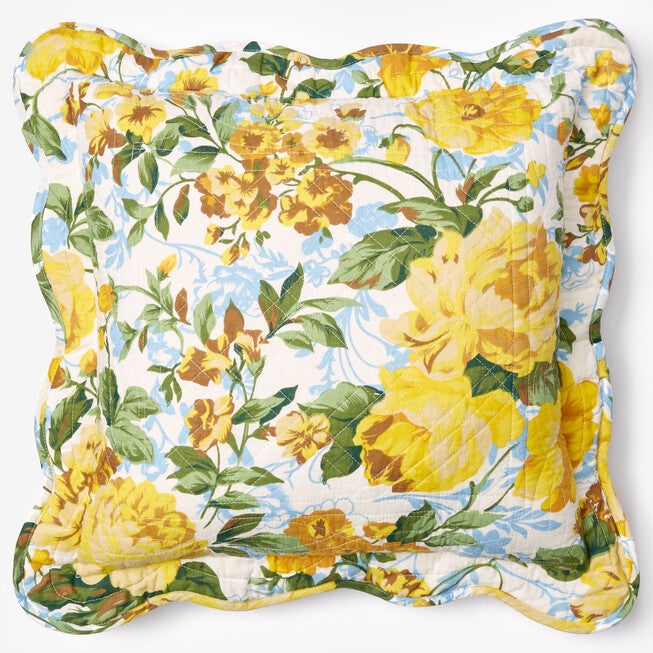 Florence Square Pillow, FLORAL MULTI, hi-res image number null