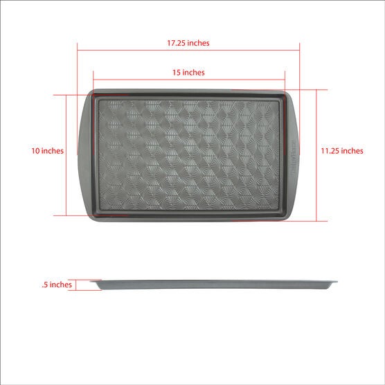 2 Piece Non Stick Metal Baking Sheet Set, , alternate image number null