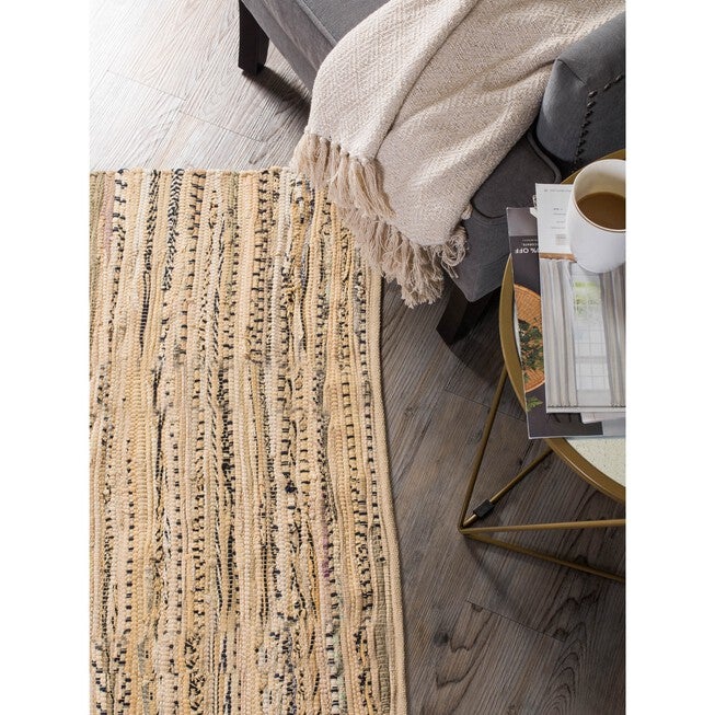 Multi Taupe Rag Rug 50X80 Cm, , alternate image number 5