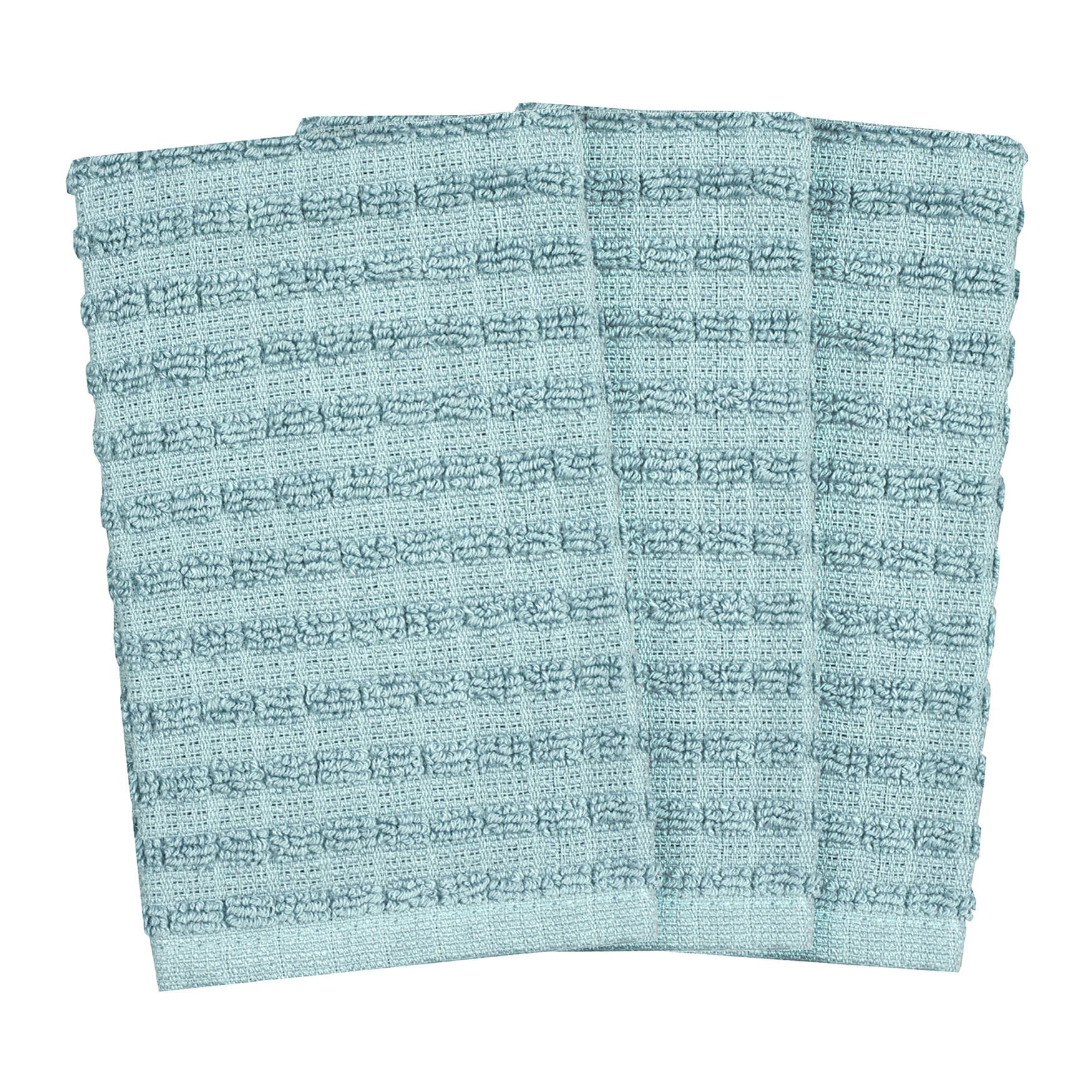Royale 3Pk Solid Dish Cloth, DEW, hi-res image number 0