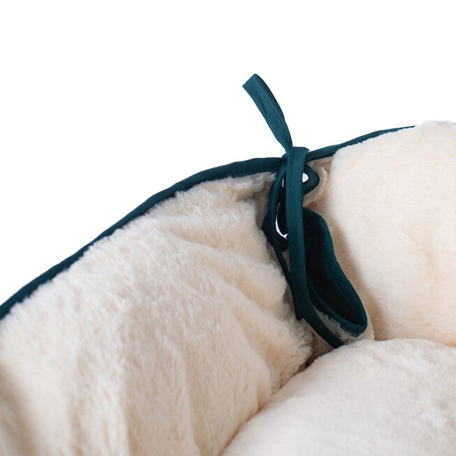 Pet Bed & Mat, Luxury soft Dog Cushion, Laurel Green/Ivory, Large, , alternate image number 7