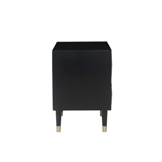 Two Drawer Geo Texture Nightstand, , alternate image number 2