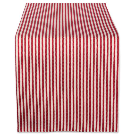 Santa's Workshop Table Runner 14x72, RED, hi-res image number null