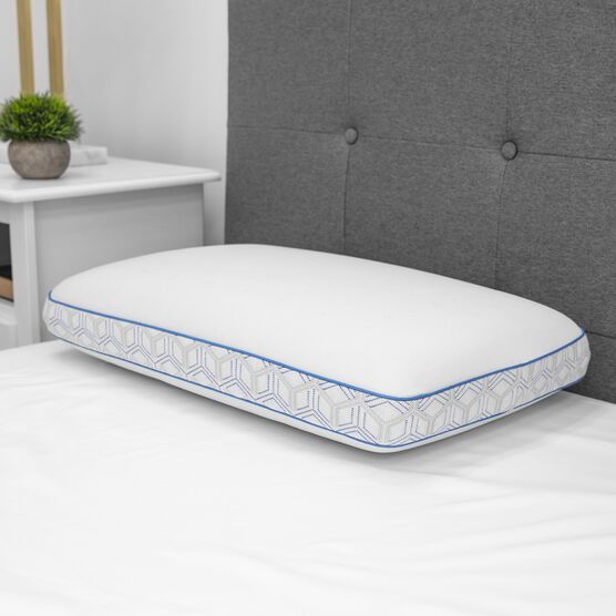 SensorPEDIC Cool Coat Memory Foam Performance Pillow, WHITE, hi-res image number null