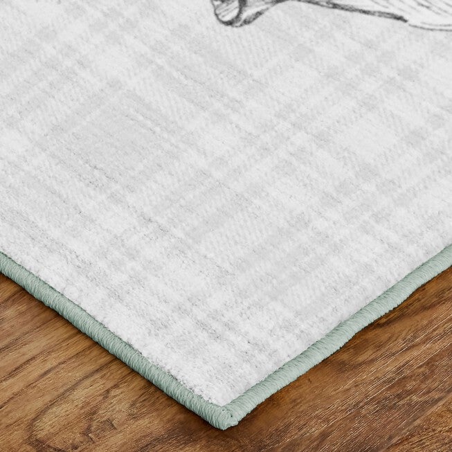 Holiday Moose Grey Kitchen Rug, , on-hover image number null