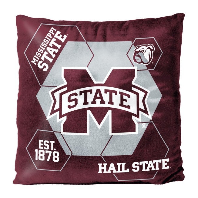 Mississippi State Connector Velvet Reverse Pillow, MULTI, hi-res image number 0