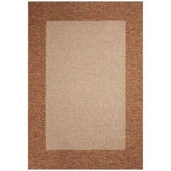 Roma Border Indoor/Outdoor Area Rug Cool