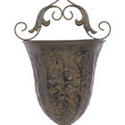 Set Of 2 Brown Metal Traditional Planter, , alternate image number null