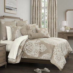 Potenza Sand 3 Piece Comforter Set