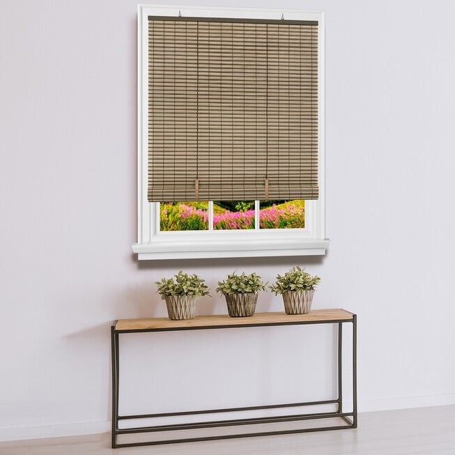 Cordless Veranda Vinyl Roll-Up Blind, COCOA ALMOND, hi-res image number null