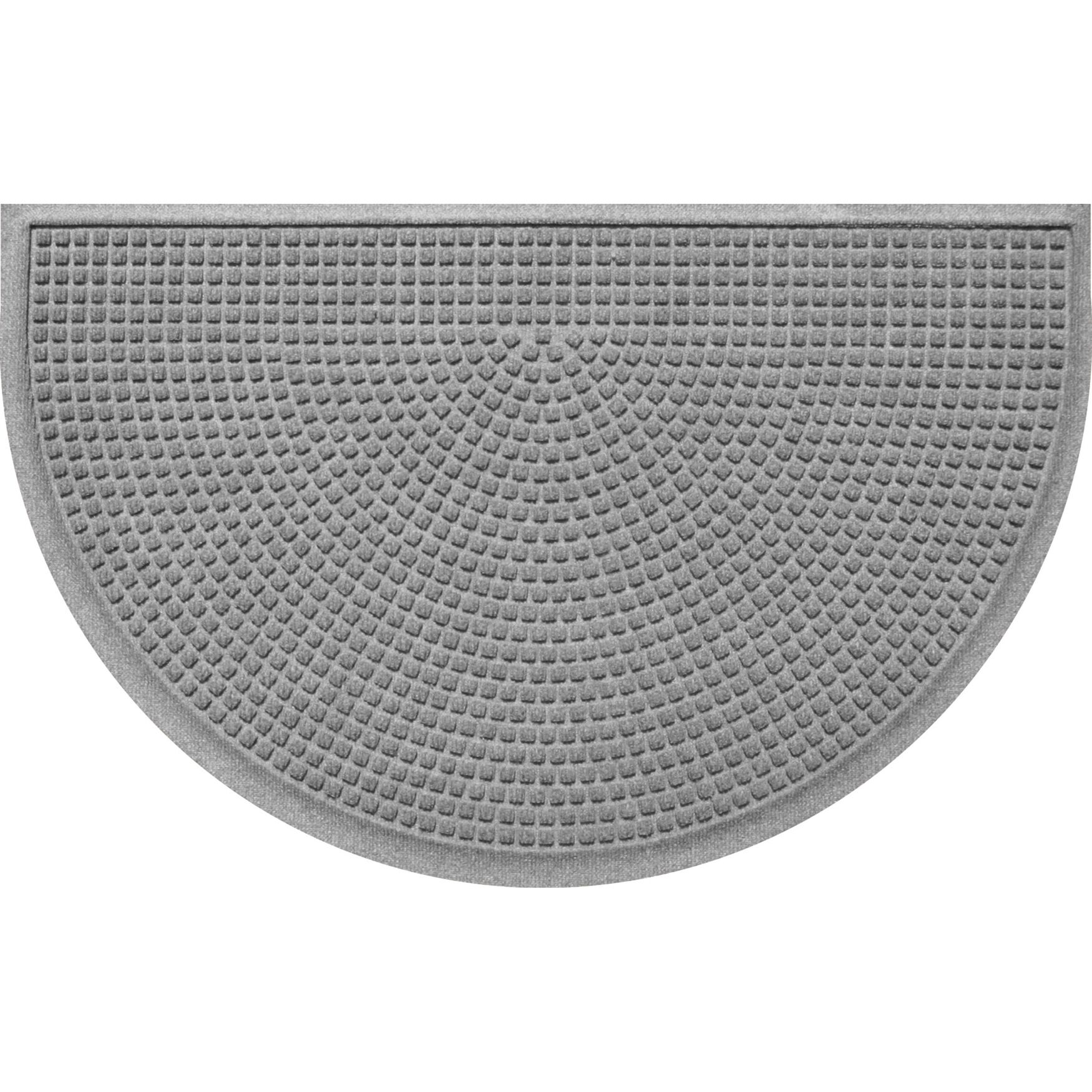 WaterHog Squares Half Oval Entry Mat 24"x39", Camel Catherines