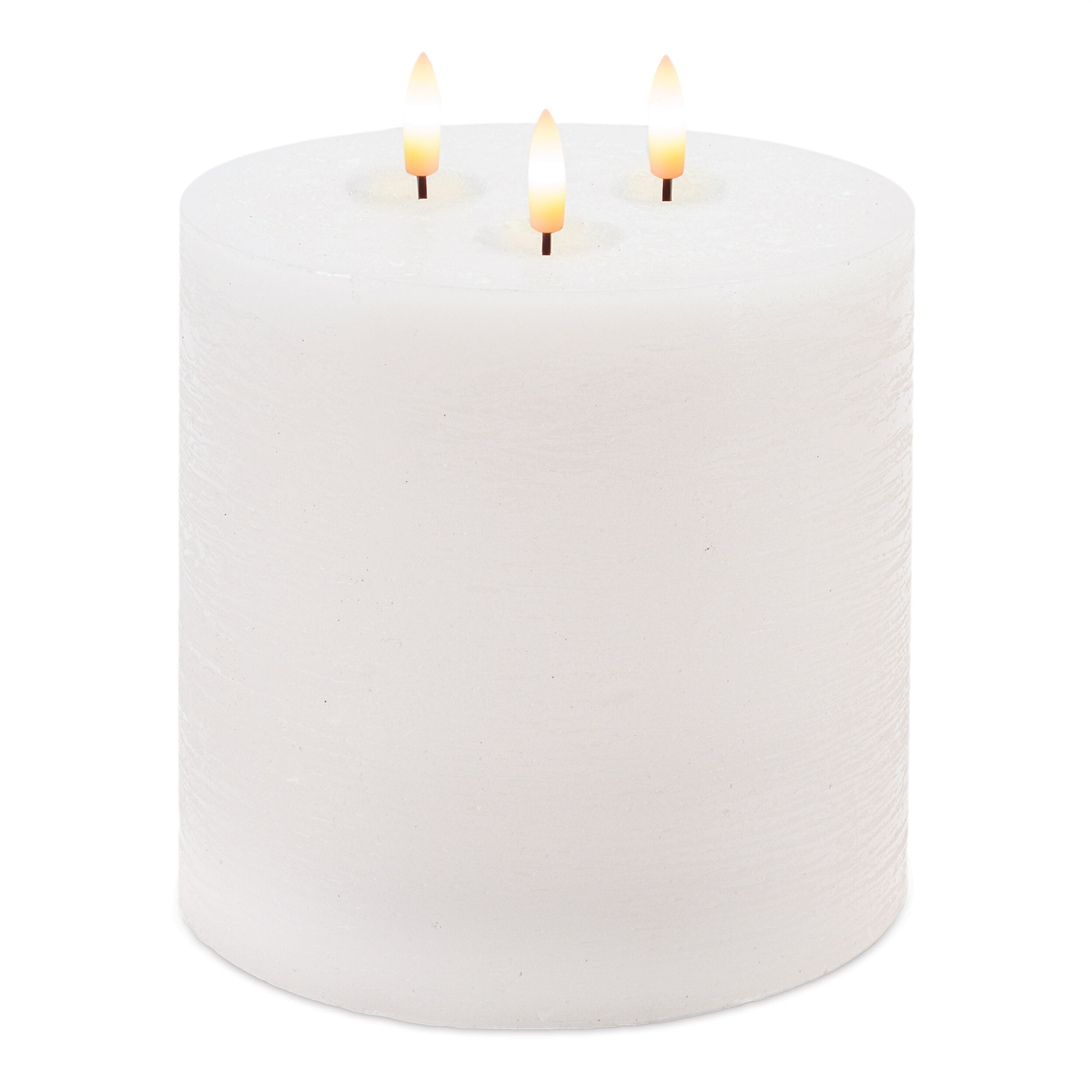 FIA White Triple Wick Candle (Set of 2), WHITE, hi-res image number 0