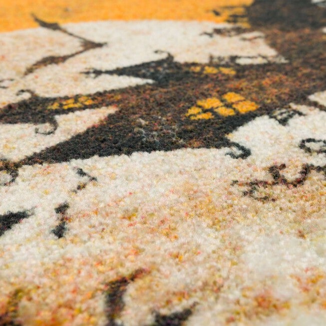Halloween Hill Orange Kitchen Rug, , alternate image number 3