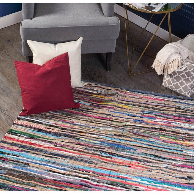 Multicolor Rag Rug 50X80 Cm Floor Coverings, , alternate image number 5