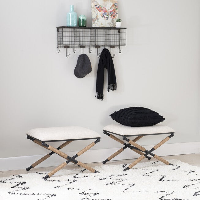 Ashburn Campaign Accent Stool, , alternate image number 8