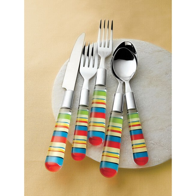 Santa Fe Striped 20-Pc. Flatware Set, SANTA FE STRIPE, hi-res image number 0