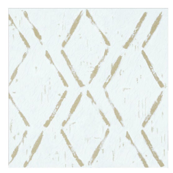 Retro 12x12 Self Adhesive Vinyl Floor Tile - Diamond - 20 Tiles/20 sq. ft., TAN, hi-res image number null