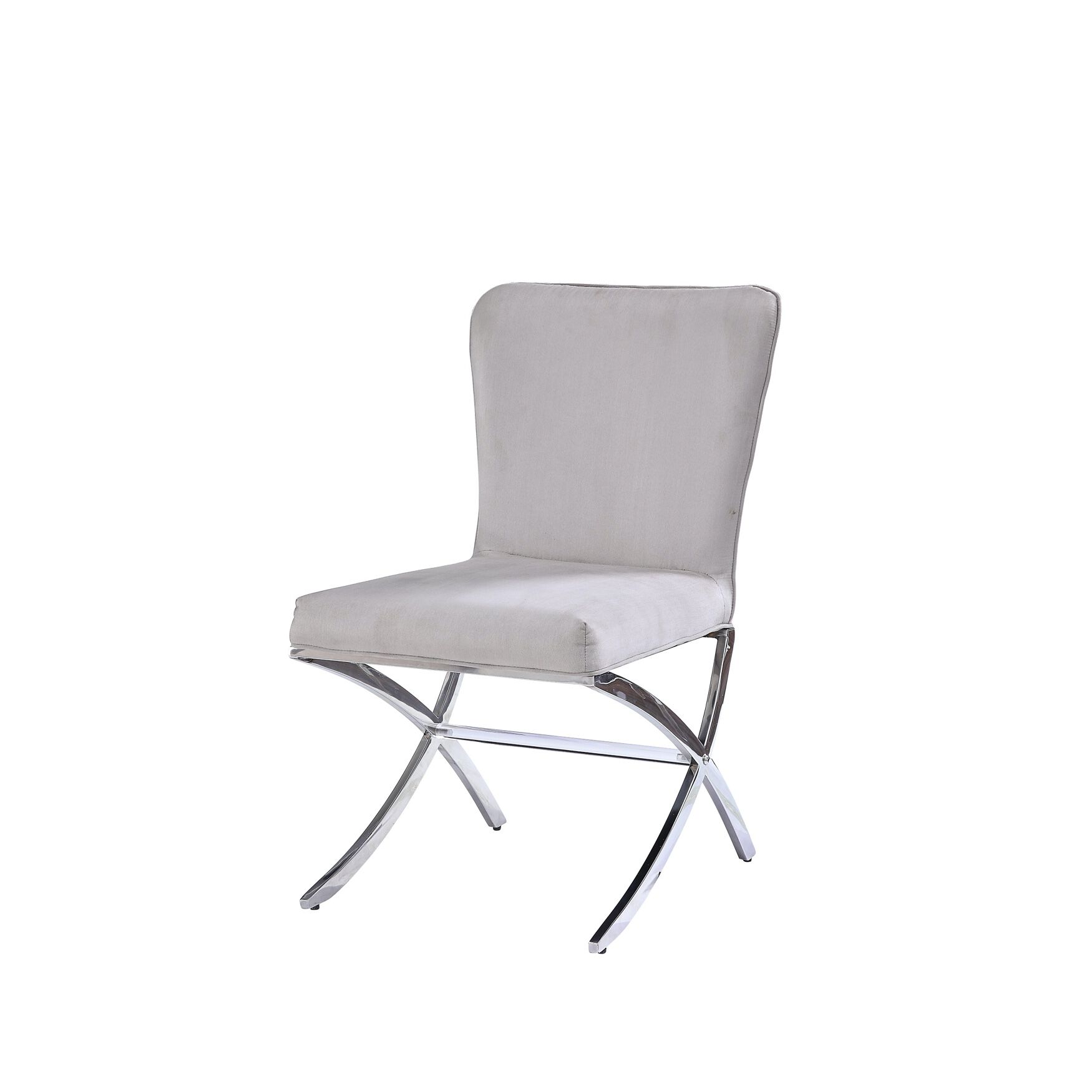 Side Chair (Set-2), VELVET CHROME, hi-res image number 0