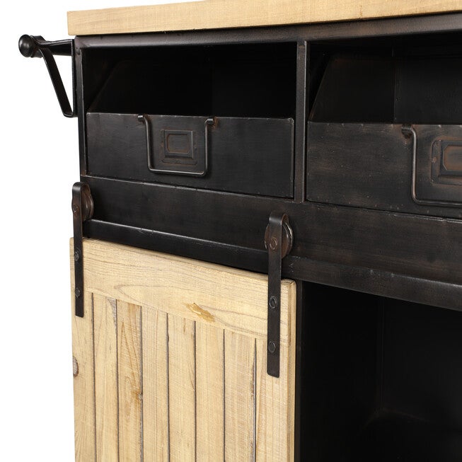 Black Industrial Metal Wine Storage, 34 x 41, , alternate image number 10