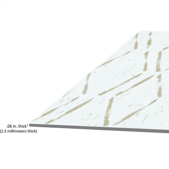 Retro 12x12 Self Adhesive Vinyl Floor Tile - Diamond - 20 Tiles/20 sq. ft., , alternate image number null