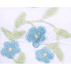 Bloomfield Collection in Floral Design 100% Cotton Tufted Chenille Square Pillow , , alternate image number null