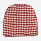 Gingham Gripper® Chair Cushion, , on-hover image number null