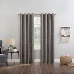 Kline Tweed Thermal 100% Blackout Grommet Panel