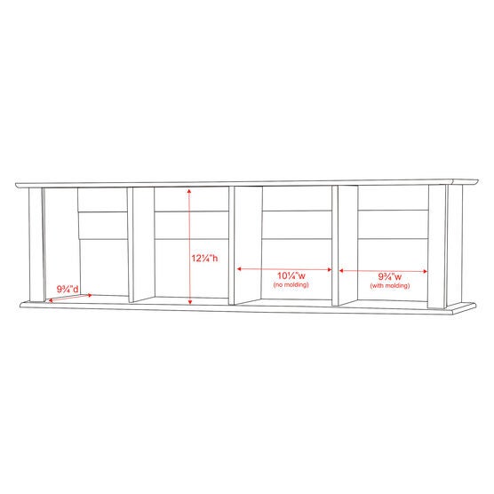 Wall Mounted Desk Hutch, , on-hover image number null