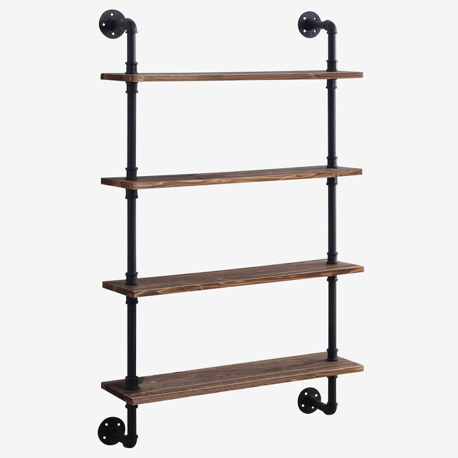 Anacortes Four Shelf Piping, BLACK, hi-res image number null
