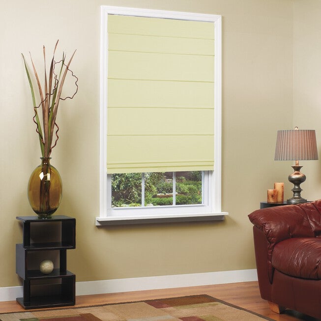 Cordless Room Darkening Fabric Roman Shade, , on-hover image number 1