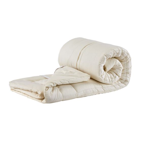 myTopper™ 100% Washable Wool Mattress Topper, WHITE, hi-res image number null