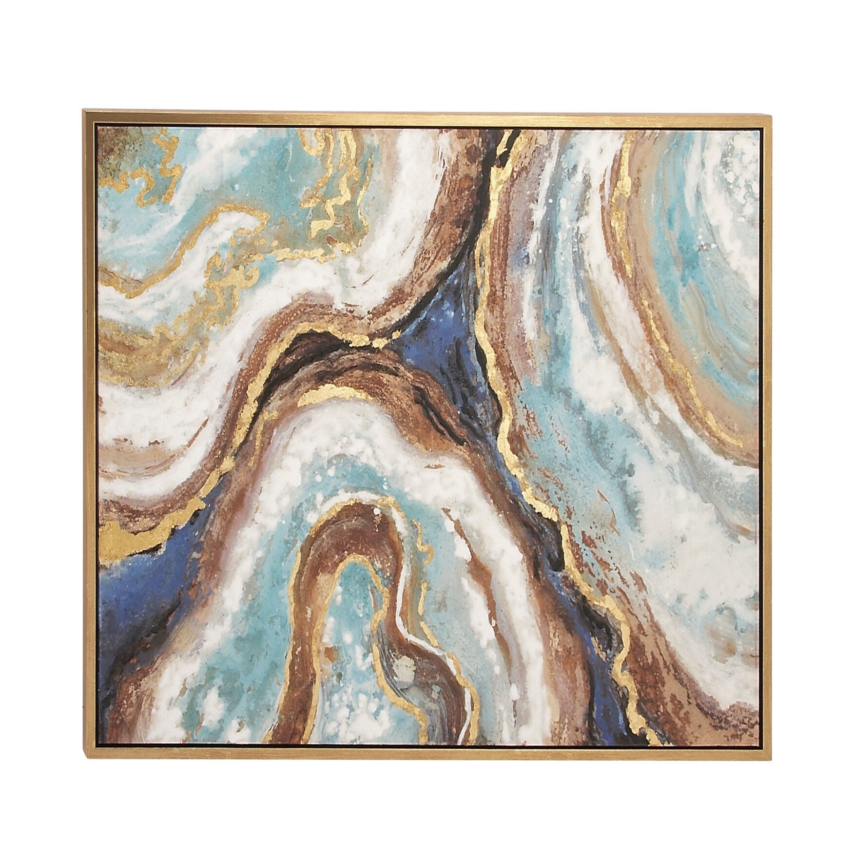 Multi Colored Glam Abstract Canvas Wall Art Framed Wall Art, MULTI, hi-res image number 0