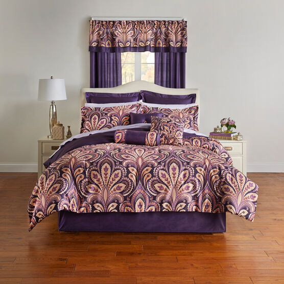 James 20-Pc. Comforter Set, WINEBERRY, hi-res image number null