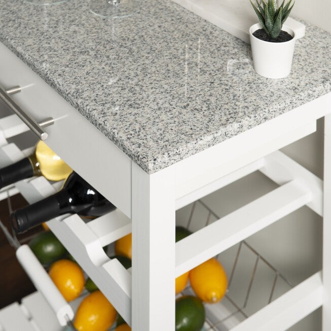 Kitchen Island Granite Top White, , alternate image number 7