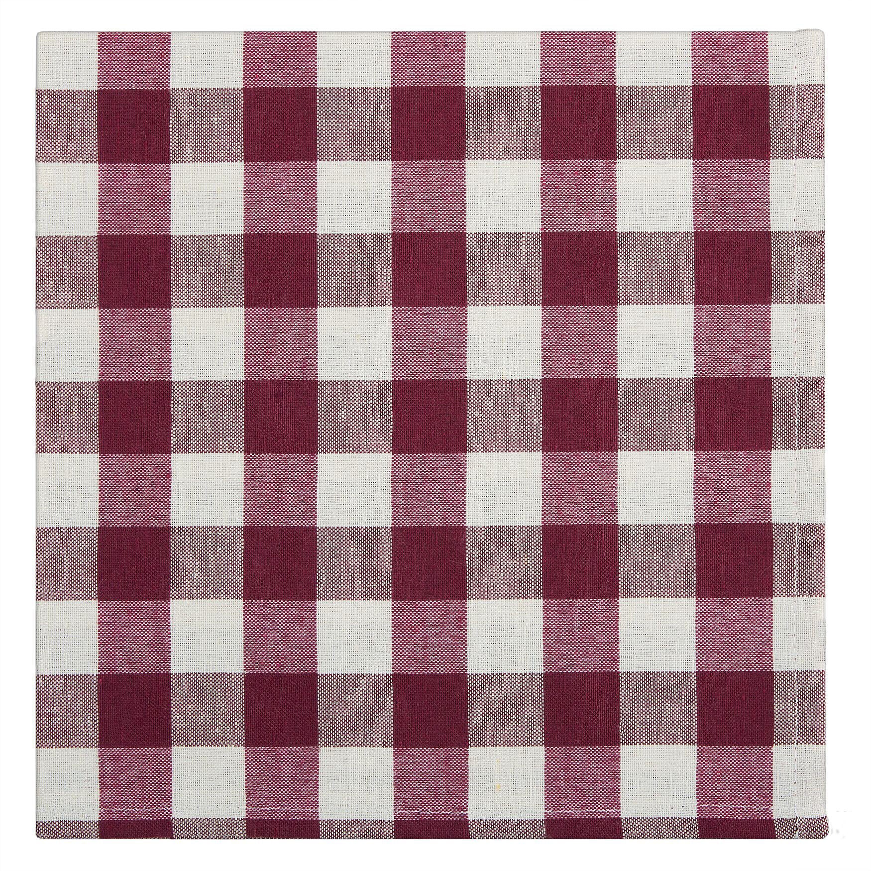 Buffalo Check Dinner Table Napkins Set of Four, , alternate image number 3